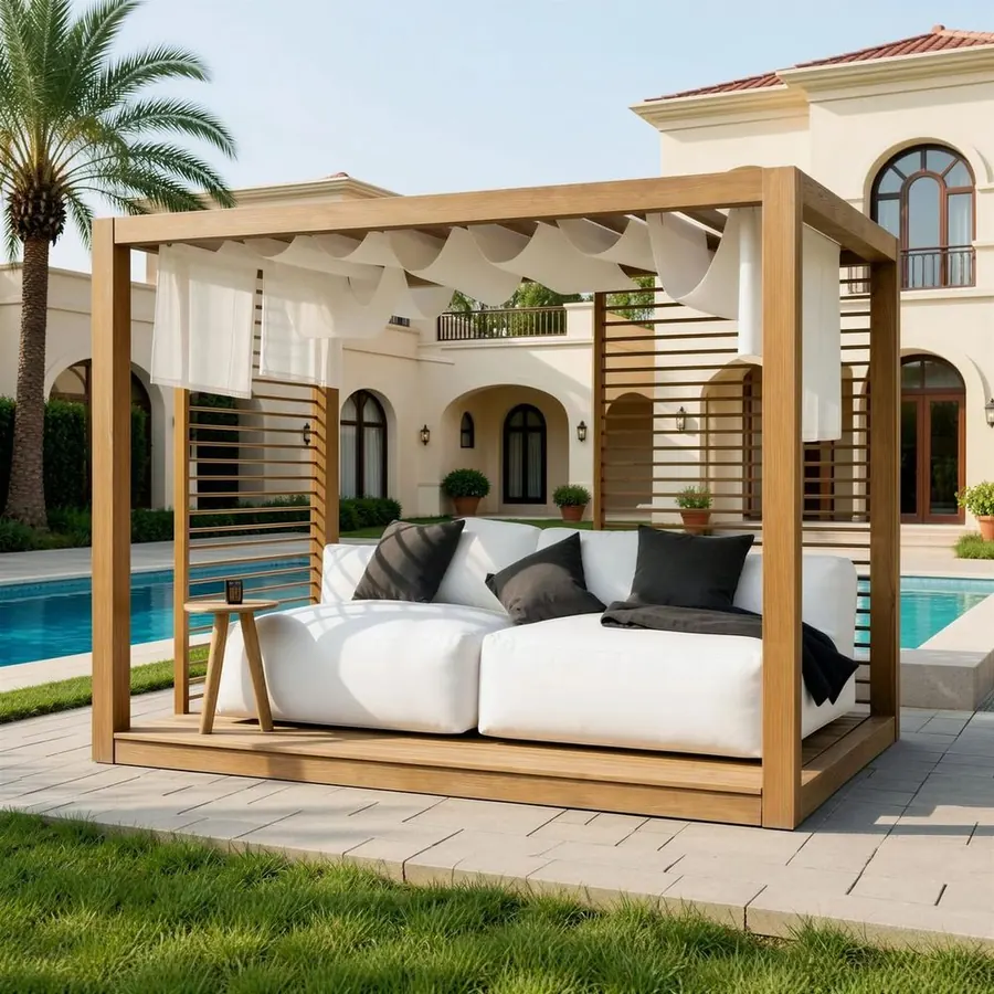 Outdoor pergola, Dubai