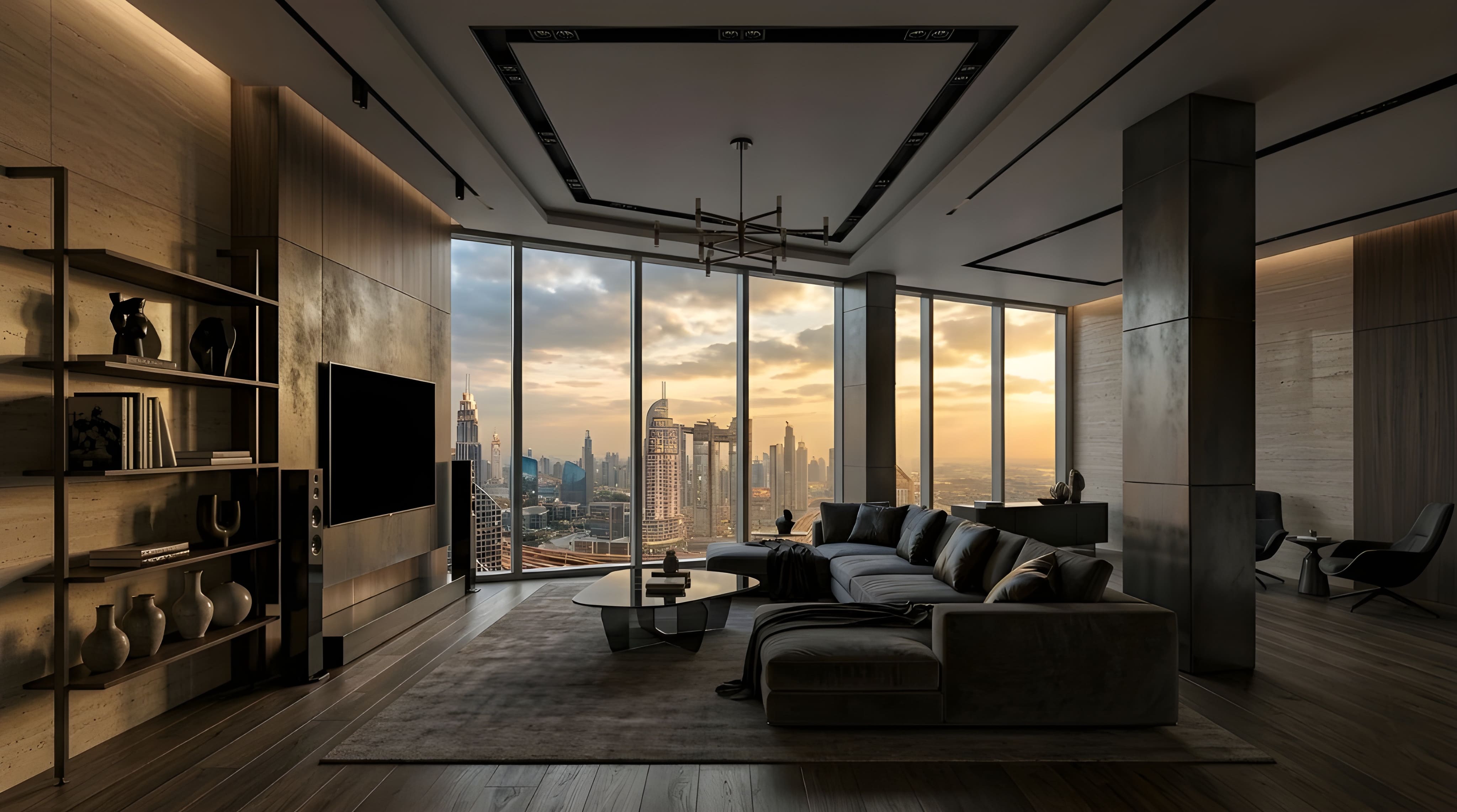 Tailored luxury interior — bespoke residential living space