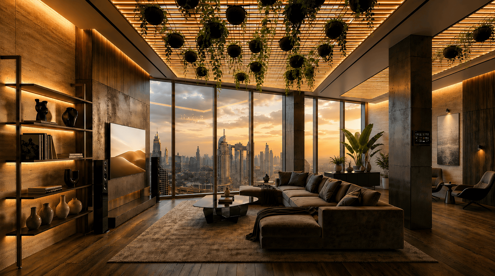 Naturally illuminated interior — nature through light